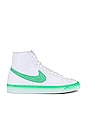 view 1 of 6 Blazer Mid '77 Sneaker in White, Spring Green, & Barely Green