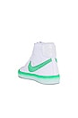 view 3 of 6 Blazer Mid '77 Sneaker in White, Spring Green, & Barely Green