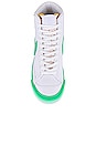 view 4 of 6 Blazer Mid '77 Sneaker in White, Spring Green, & Barely Green