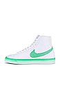 view 5 of 6 Blazer Mid '77 Sneaker in White, Spring Green, & Barely Green