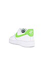 view 3 of 6 Air Force 1 '07 Sneaker in White & Action Green