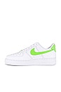 view 5 of 6 Air Force 1 '07 Sneaker in White & Action Green