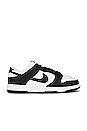 view 1 of 6 Dunk Low Next Nature Sneaker in White & Black