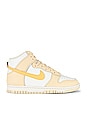view 1 of 6 Dunk High Sneaker in Pale Vanilla, Topaz Gold, & Sail