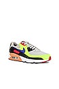 view 2 of 6 Air Max 90 Sneaker in Light Bone & Ultramarine Volt Black