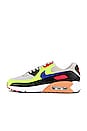 view 5 of 6 Air Max 90 Sneaker in Light Bone & Ultramarine Volt Black