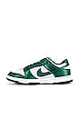 view 5 of 6 Dunk Low Sneaker in White & Team Green