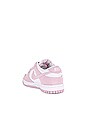 view 3 of 6 Dunk Low Sneaker in White & Pink Foam