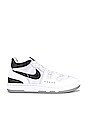 view 1 of 6 Attack Sneaker in White & Black