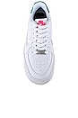 view 4 of 6 Air Force 1 Platform Sneaker in White, Pink Blast, & Clear Jade