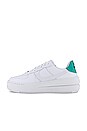 view 5 of 6 Air Force 1 Platform Sneaker in White, Pink Blast, & Clear Jade