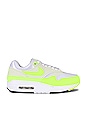 view 1 of 6 ZAPATILLA DEPORTIVA AIR MAX 1 '87 in White, Volt, Seaglass, & Black