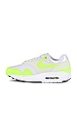 view 5 of 6 Air Max 1 '87 Sneaker in White, Volt, Seaglass, & Black
