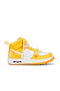 view 1 of 6 x Off-White Air Force 1 Mid Sneaker in White & Varsity Maize