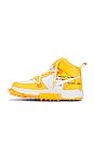 view 5 of 6 x Off-White Air Force 1 Mid Sneaker in White & Varsity Maize