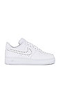 view 1 of 6 Air Force 1 '07 Sneaker in White, Chrome, & Metallic Silver