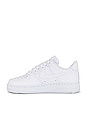 view 5 of 6 Air Force 1 '07 Sneaker in White, Chrome, & Metallic Silver