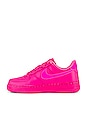 view 5 of 6 Nike Air Force 1 '07 Sneaker in Fireberry, Fierce Pink, & Fireberry