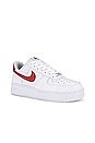 view 2 of 6 Air Force 1 '07 Sneaker in White & Rugged Orange