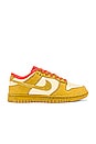 view 1 of 6 Dunk Low Sneaker in Sesame, Bronzine, & Picante Red