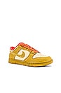 view 2 of 6 Dunk Low Sneaker in Sesame, Bronzine, & Picante Red