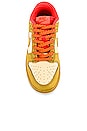 view 4 of 6 Dunk Low Sneaker in Sesame, Bronzine, & Picante Red