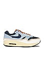 view 1 of 7 Air Max 1 '87 Sneaker in Aura, Midnight Navy, & Pale Ivory