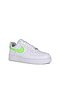 view 2 of 6 ZAPATILLA DEPORTIVA AIR FORCE 1 '07 in White & Lime Blast