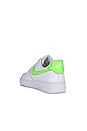 view 3 of 6 ZAPATILLA DEPORTIVA AIR FORCE 1 '07 in White & Lime Blast