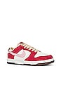 view 2 of 6 ZAPATILLA DEPORTIVA DUNK LOW in Sport Red, Sheen, Sail, & Medium Brown