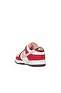 view 3 of 6 ZAPATILLA DEPORTIVA DUNK LOW in Sport Red, Sheen, Sail, & Medium Brown