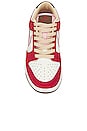 view 4 of 6 ZAPATILLA DEPORTIVA DUNK LOW in Sport Red, Sheen, Sail, & Medium Brown