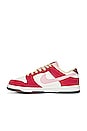 view 5 of 6 ZAPATILLA DEPORTIVA DUNK LOW in Sport Red, Sheen, Sail, & Medium Brown