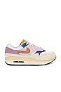 view 1 of 7 Air Max 1 '87 Sneaker in Grain, Rugged Orange, Plum Fog, & Violet