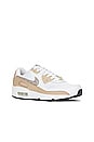 view 2 of 6 Air Max 90 Sneaker in White, Hemp, & Summit White