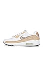 view 5 of 6 Air Max 90 Sneaker in White, Hemp, & Summit White