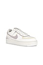 view 2 of 6 Air Force 1 Shadow Sneaker in Sail, Platinum Violet, & Coconut Milk