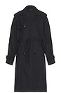 view 1 of 4 Kieran Trench Coat in Dark Navy