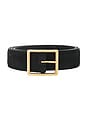 view 3 of 3 CEINTURE GABRIELE in Black With Gold