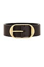 view 3 of 3 CEINTURE NILI in Vintage Brown W/ Antique Brass Buckle