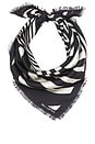 view 1 of 3 Zebra Twill Scarf in Zebra Print