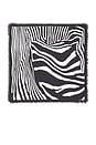view 2 of 3 Zebra Twill Scarf in Zebra Print