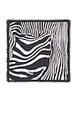 view 3 of 3 Zebra Twill Scarf in Zebra Print