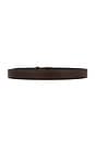 view 2 of 3 CEINTURE SLOANE in Dark Brown