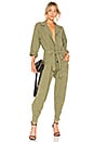 view 1 of 4 Aria Jumpsuit in Vintage Green