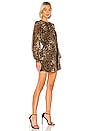 view 2 of 3 MINIVESTIDO REBECA in Brown Leopard Print