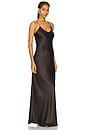 view 2 of 3 Cami Gown in Dark Brown