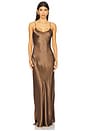 view 1 of 3 Cami Gown in Taupe