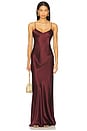 view 1 of 3 Cami Gown in Claret