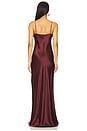 view 3 of 3 Cami Gown in Claret